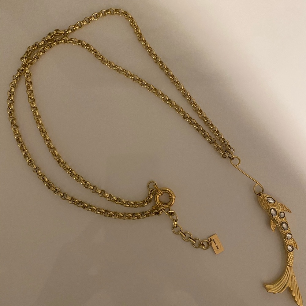 lilly pulitzer koi fish long necklace